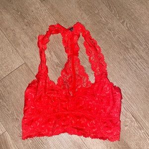 Razorback hot pink bralette
